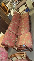 rattan sofa believed to be Heywood Wakefield