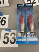 2 NOMAD 165MM DTX MINNOW LURES