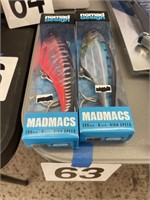 2 NOMAD MADMACS 200MM FISHING LURES