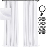 $51  INOVADAY Blackout Curtains W50xL108  White
