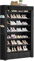 $47  Tall Rack  8 Tier  Capacity 32-40 Pairs Shoes