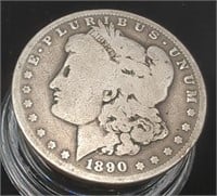 1890 O Morgan Silver Dollar 90% Silver 38.1MM,