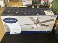 HARBOR BREEZE 62" INDOOR CEILING FAN