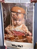 "Why Me" The Spaghetti Kid Poster 1984