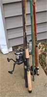 5 Rods & Reels Incl casting & fly fishing