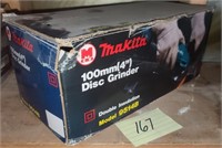 Makita Disc Grinder, Exc cond in box