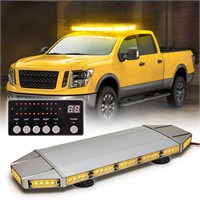 $190  28 Amber Strobe Light Bar 64 LEDs  Trucks