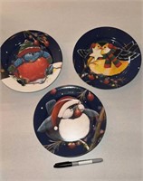 Cypress Christmas Plates