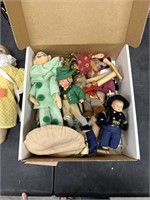 BOX OF MIXED VTG DOLLS