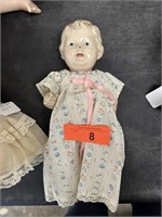 VTG POSS ANTIQUE COMPOSITE BABY DOLL