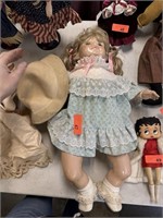 LARGE VINTAGE COMPOSITION BABY DOLL