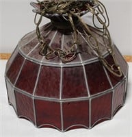 Red Stained Glass Lamp