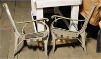 Cast bench parts