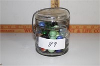 Jar of marbles