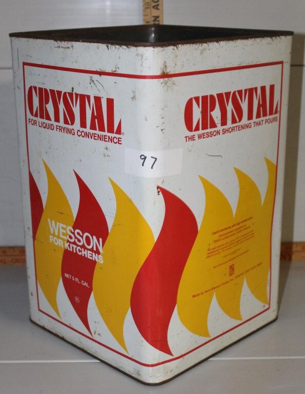 Crystal Wesson oil tin