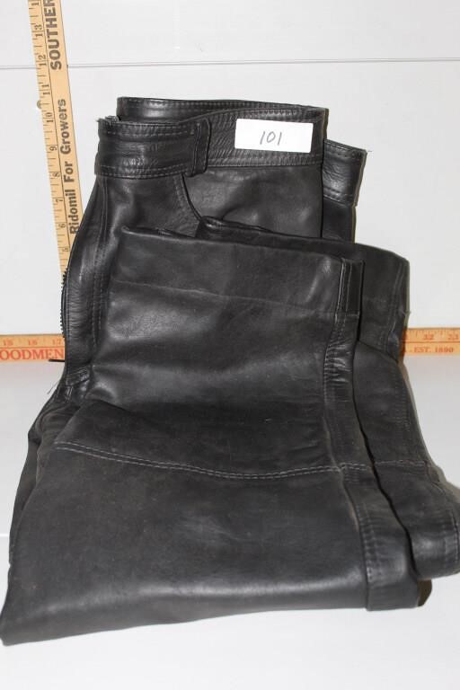 Leather Motorcycle pants size 38