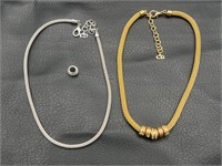 2 Christian Dior necklaces