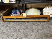 Wooden quilt rack 47” long