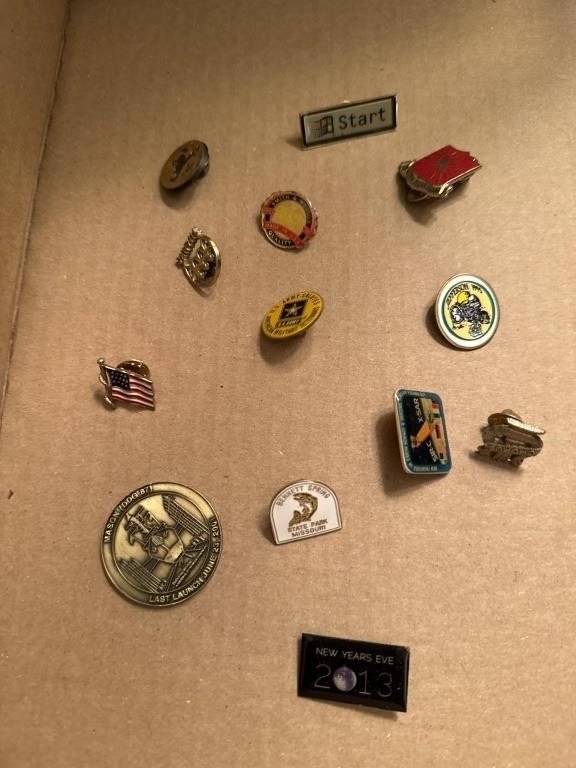 Vintage pin lot