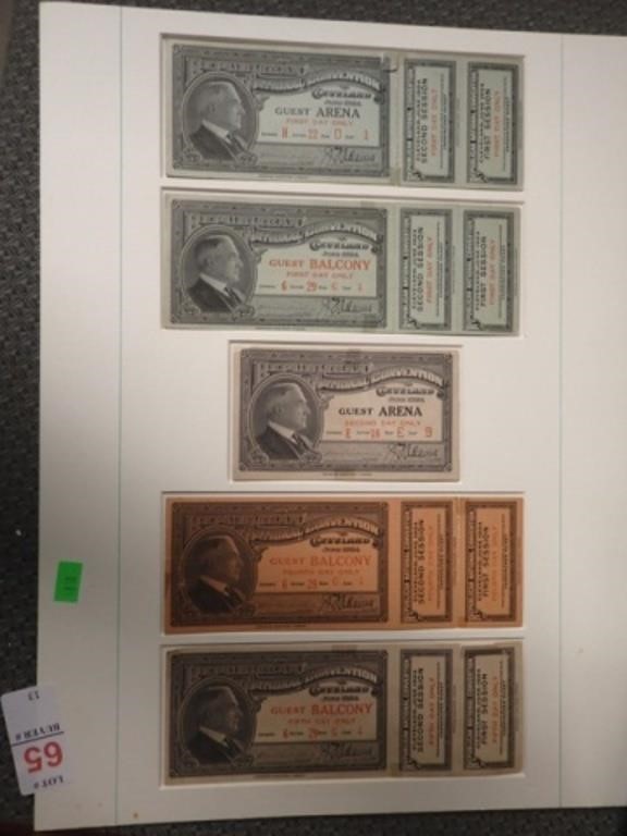 MATTED '24 REPUBLICAN CONVENTION TICKETS