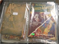 EARLY SCI-FI & ADVENTURE MAGAZINES 1920s-50s