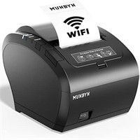MUNBYN WiFi Receipt Printer with USB Port, 80mm