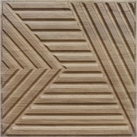 $69  Oak STICKGOO Panels  19.7'x19.7' 12-Tiles