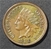 1882 INDIAN HEAD CENT AU/BU