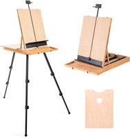 French Style Easel - Portable Field  Studio Box