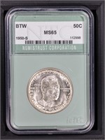 1950 MS65 B.T. Wash - Silver Commemorative