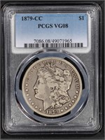 1879 CC $1 PCGS VG8 Morgan Dollar