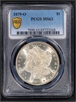 1879 O $1 Morgan Dollar  PCGS MS63