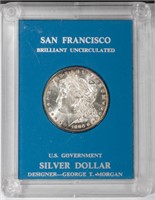 1880-S $1 Morgan Dollar "Bluefield" Holder