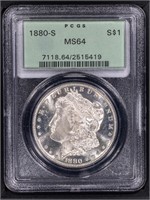 1880 S $1 PCGS MS64 Morgan Dollar