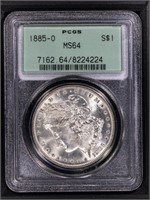 1885 O $1 PCGS MS64 Morgan Dollar
