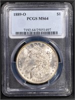 1889 O $1 Morgan Dollar  PCGS MS64