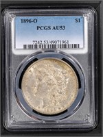 1896 O $1 PCGS AU53 Morgan Dollar