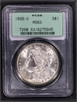 1899 O $1 PCGS MS63 Morgan Dollar