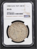 1900 O/CC $1 NGC XF45 Morgan Dollar