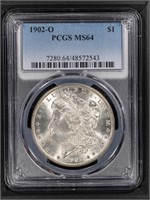 1902 O $1 PCGS MS64 Morgan Dollar