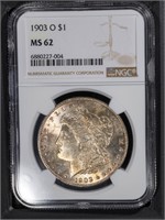 1903 O $1 NGC MS62 Morgan Dollar