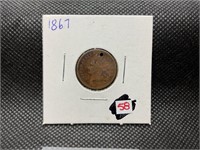 1867 INDIAN CENT