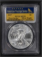2017 S$1 American Eagle First Strike MS70 PCGS