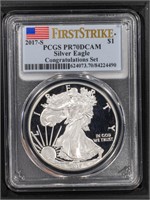 2017-S S$1 American Silver Eagle PR70DCAM PCGS