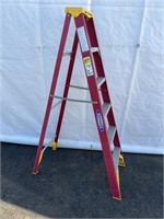 Werner 6 ft Fiberglass Folding Step Ladder