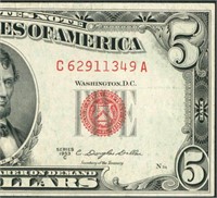 $5 1953 C United States Note