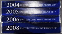 2004-2006, 2008 US PROOF SETS