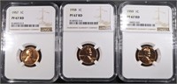 1957-1959 LINCOLN CENTS NGC PF67 RD