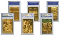 23K Gold Marino/Smith/Namath Card Set