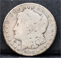 1897O Morgan silver dollar